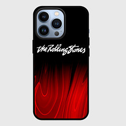 Чехол для iPhone 13 Pro Rolling Stones red plasma, цвет: 3D-черный