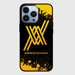 Чехол для iPhone 13 Pro Darling in the FranXX - gold gradient, цвет: 3D-черный