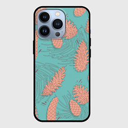 Чехол для iPhone 13 Pro Лесные шишки, цвет: 3D-черный