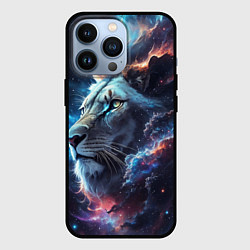 Чехол для iPhone 13 Pro Galactic lion, цвет: 3D-черный