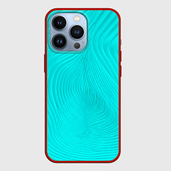Чехол для iPhone 13 Pro Фантазия морской волны, цвет: 3D-красный