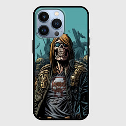 Чехол для iPhone 13 Pro Iron Maiden Fallen Angel, цвет: 3D-черный