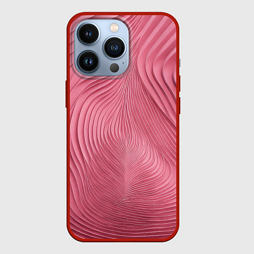 Чехол iPhone 13 Pro Фантазия в малиновом / 3D-Красный – фото 1