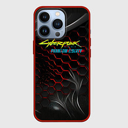 Чехол для iPhone 13 Pro Cyberpunk 2077 phantom liberty, цвет: 3D-красный