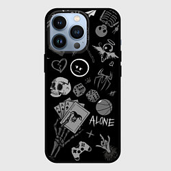 Чехол для iPhone 13 Pro Sad art, цвет: 3D-черный