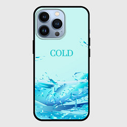 Чехол для iPhone 13 Pro Cold, цвет: 3D-черный