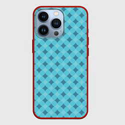 Чехол для iPhone 13 Pro Style blue, цвет: 3D-красный