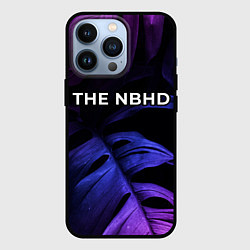 Чехол для iPhone 13 Pro The Neighbourhood neon monstera, цвет: 3D-черный