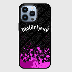 Чехол для iPhone 13 Pro Motorhead rock legends: символ сверху, цвет: 3D-черный