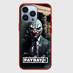 Чехол для iPhone 13 Pro Payday 3 mask, цвет: 3D-красный