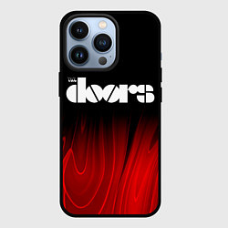 Чехол для iPhone 13 Pro The Doors red plasma, цвет: 3D-черный