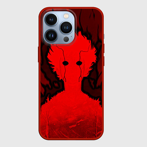 Чехол iPhone 13 Pro Mob Psycho 100 Rage / 3D-Красный – фото 1