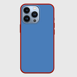 Чехол для iPhone 13 Pro Blue Perennial, цвет: 3D-красный