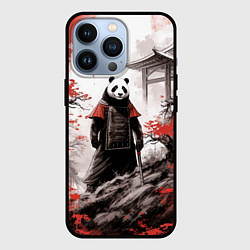 Чехол для iPhone 13 Pro Panda samurai, цвет: 3D-черный