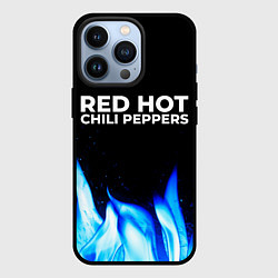 Чехол для iPhone 13 Pro Red Hot Chili Peppers blue fire, цвет: 3D-черный