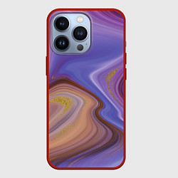 Чехол для iPhone 13 Pro Violet fantasy, цвет: 3D-красный