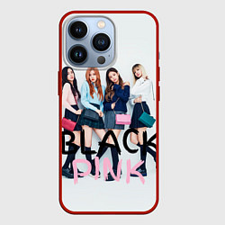 Чехол для iPhone 13 Pro Blackpink girls, цвет: 3D-красный