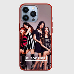 Чехол для iPhone 13 Pro Blackpink kpop, цвет: 3D-красный