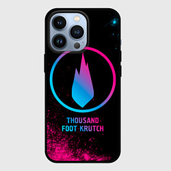 Чехол для iPhone 13 Pro Thousand Foot Krutch - neon gradient, цвет: 3D-черный