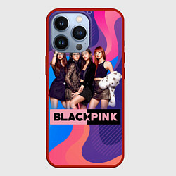 Чехол для iPhone 13 Pro K-pop Blackpink girls, цвет: 3D-красный