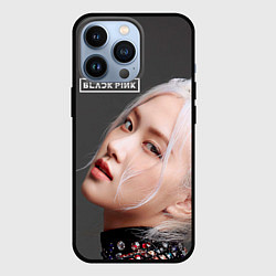 Чехол для iPhone 13 Pro Blackpink Rose gray, цвет: 3D-черный