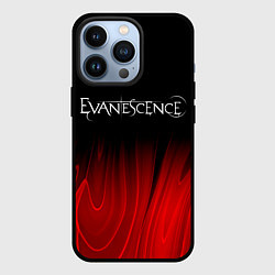 Чехол для iPhone 13 Pro Evanescence red plasma, цвет: 3D-черный