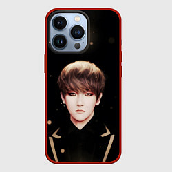 Чехол для iPhone 13 Pro Byun Baek hyun, цвет: 3D-красный