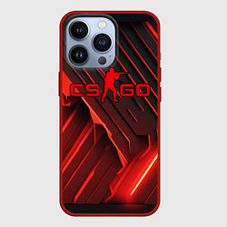 Чехол iPhone 13 Pro CS GO red neon