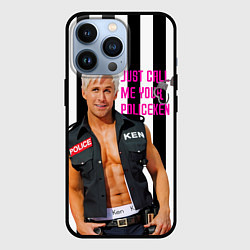 Чехол для iPhone 13 Pro Райан Гослинг полицейский, цвет: 3D-черный