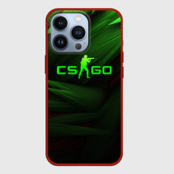 Чехол iPhone 13 Pro CS GO green logo