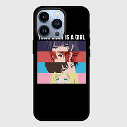 Чехол iPhone 13 Pro Tomo chan Is a Girl - Аниме