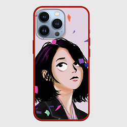Чехол для iPhone 13 Pro IU Art, цвет: 3D-красный