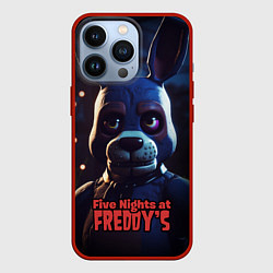 Чехол для iPhone 13 Pro Five Nights at Freddys Bonnie, цвет: 3D-красный