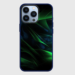 Чехол для iPhone 13 Pro Dark green background, цвет: 3D-тёмно-синий