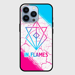 Чехол для iPhone 13 Pro In Flames neon gradient style, цвет: 3D-черный