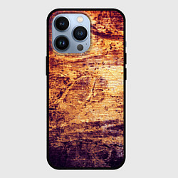 Чехол для iPhone 13 Pro Текстура- Grunge yellow, цвет: 3D-черный