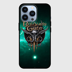 Чехол для iPhone 13 Pro Baldurs Gate 3 logo green, цвет: 3D-черный