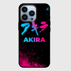 Чехол для iPhone 13 Pro Akira - neon gradient, цвет: 3D-черный