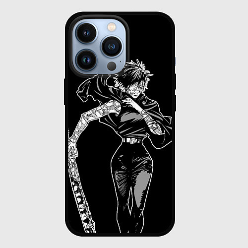 Чехол iPhone 13 Pro Зенин Маки - Магическая битва / 3D-Черный – фото 1