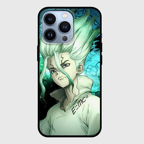 Чехол iPhone 13 Pro Доктор Стоун Сэнку Исигами / 3D-Черный – фото 1