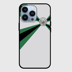 Чехол для iPhone 13 Pro Железнодорожные войска, цвет: 3D-черный