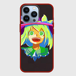 Чехол для iPhone 13 Pro Touhou Project Койши Комейдзи, цвет: 3D-красный