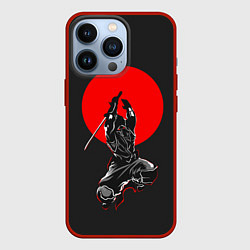 Чехол для iPhone 13 Pro Атакующий ниндзя, цвет: 3D-красный