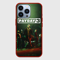 Чехол для iPhone 13 Pro Грабители Payday 3, цвет: 3D-красный