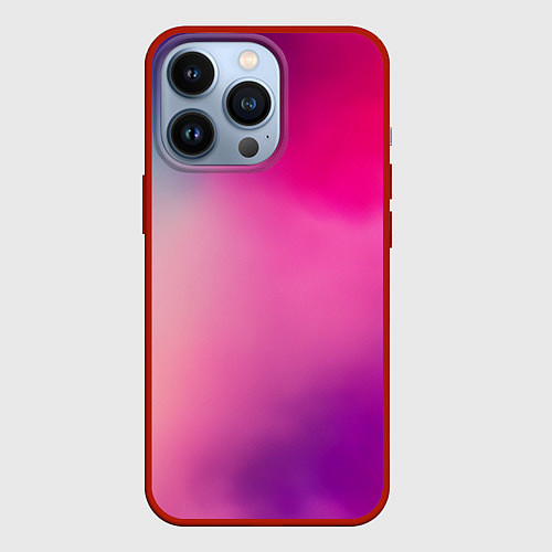 Чехол iPhone 13 Pro Футболка розовая палитра / 3D-Красный – фото 1