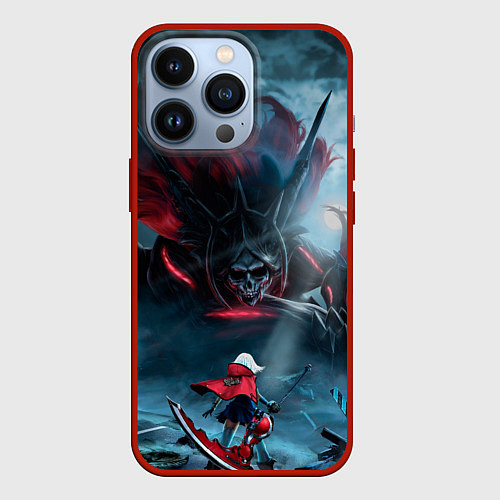 Чехол iPhone 13 Pro God Eater / 3D-Красный – фото 1