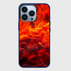 Чехол для iPhone 13 Pro Магма, цвет: 3D-тёмно-синий