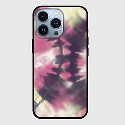 Чехол для iPhone 13 Pro Tie-Dye дизайн, цвет: 3D-черный