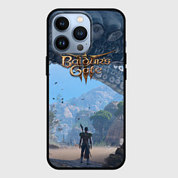 Чехол для iPhone 13 Pro Вымершая деревня, цвет: 3D-черный