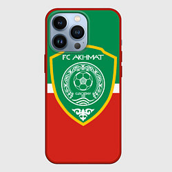Чехол для iPhone 13 Pro ФК Ахмат - Чеченская Республика, цвет: 3D-красный